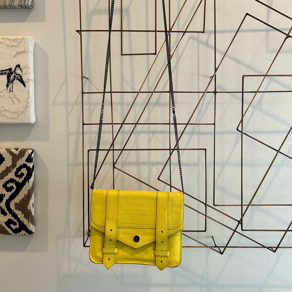 Proenza Schouler PS1 Chain Wallet Yellow Rare!!!